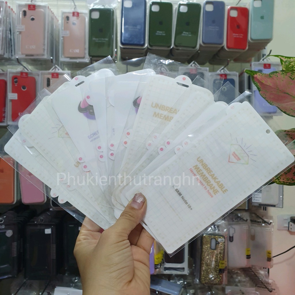Dán PPF mặt trước trong suốt Samsung Note 20/ Note 20 Ultra/ S20/ S20 Plus/ S20 Ultra/ S10/ S10 Plus/ S10 5G/ S10E/ S8/ S8 Plus/ S9/ S9 Plus/ S7 Edge/ Note 8/ Note 9/ Note 10/ Note 10 Plus/ S22/ S22 Plus/ S22 Ultra