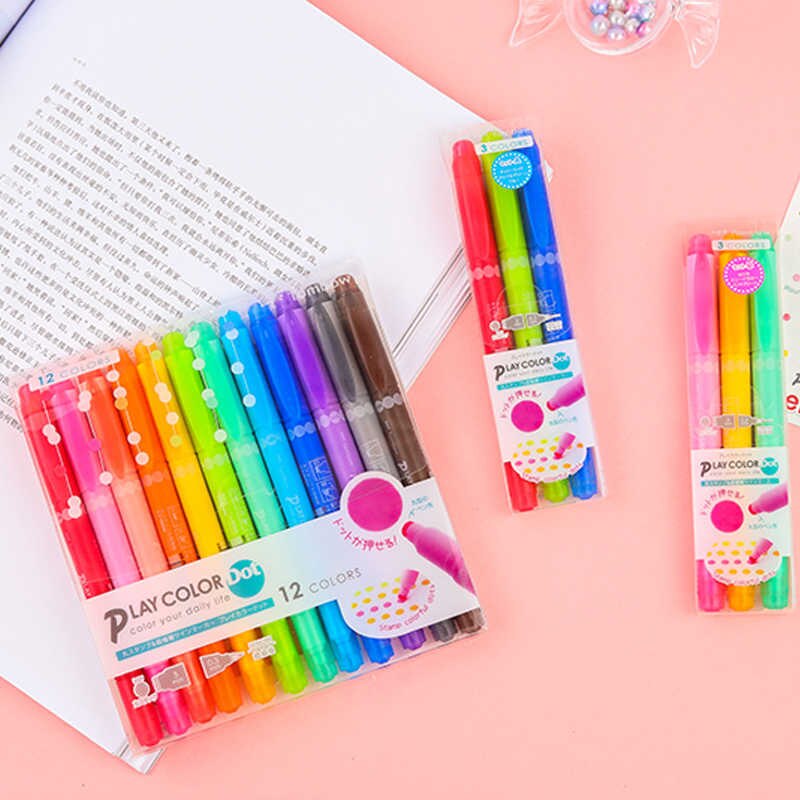 [HCM]BÚT MARKER TRANG TRÍ 2 ĐẦU TOMBOW PLAY COLOR DOT
