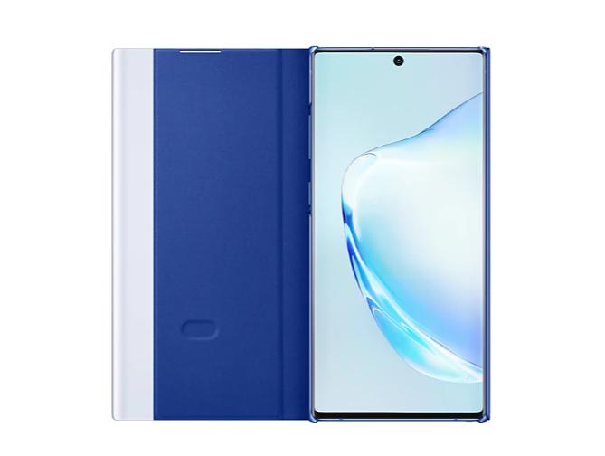 Bao da Clear View Note 10 Plus ( Full box ) Xanh - BH 12T