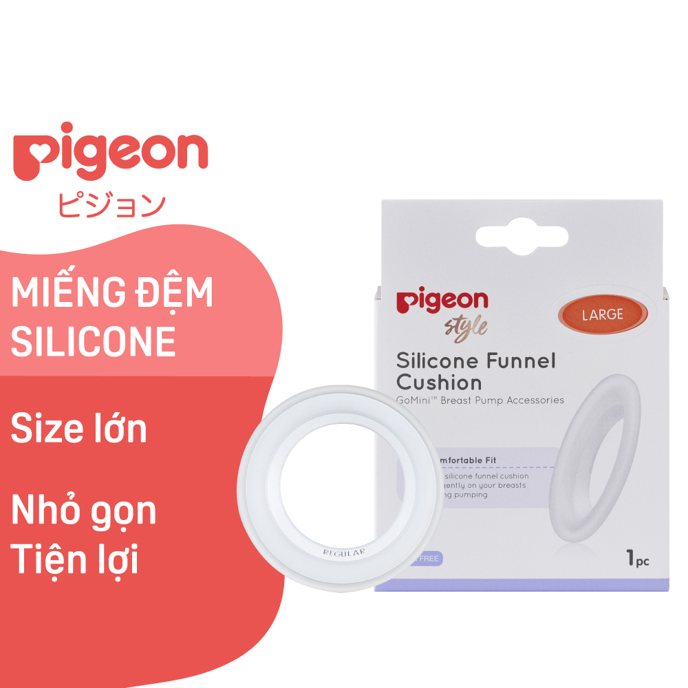 Miếng đệm silicone Pigeon Size lớn 1 miếng hộp