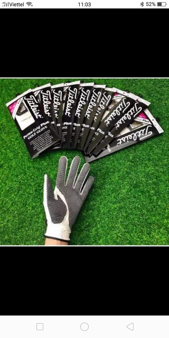 Găng tay golf Titleist da mềm chống chơn