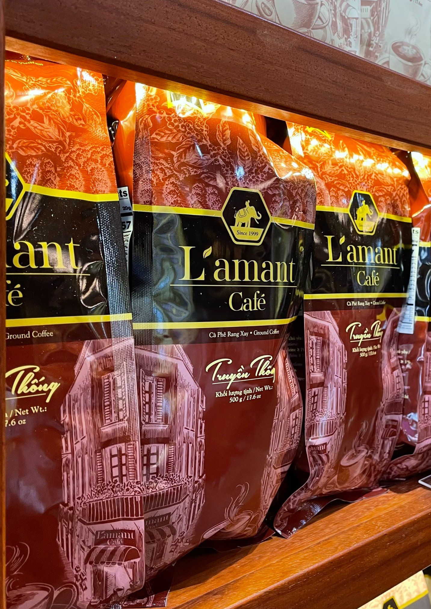 Cà phê rang xay L’amant Truyền thống 500gr