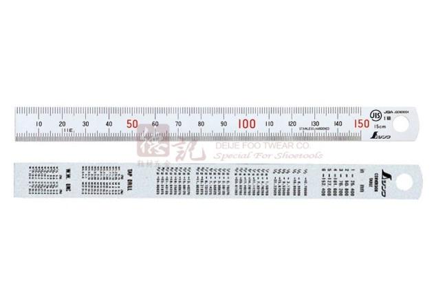Thước thép thẳng 15cm SHINWA