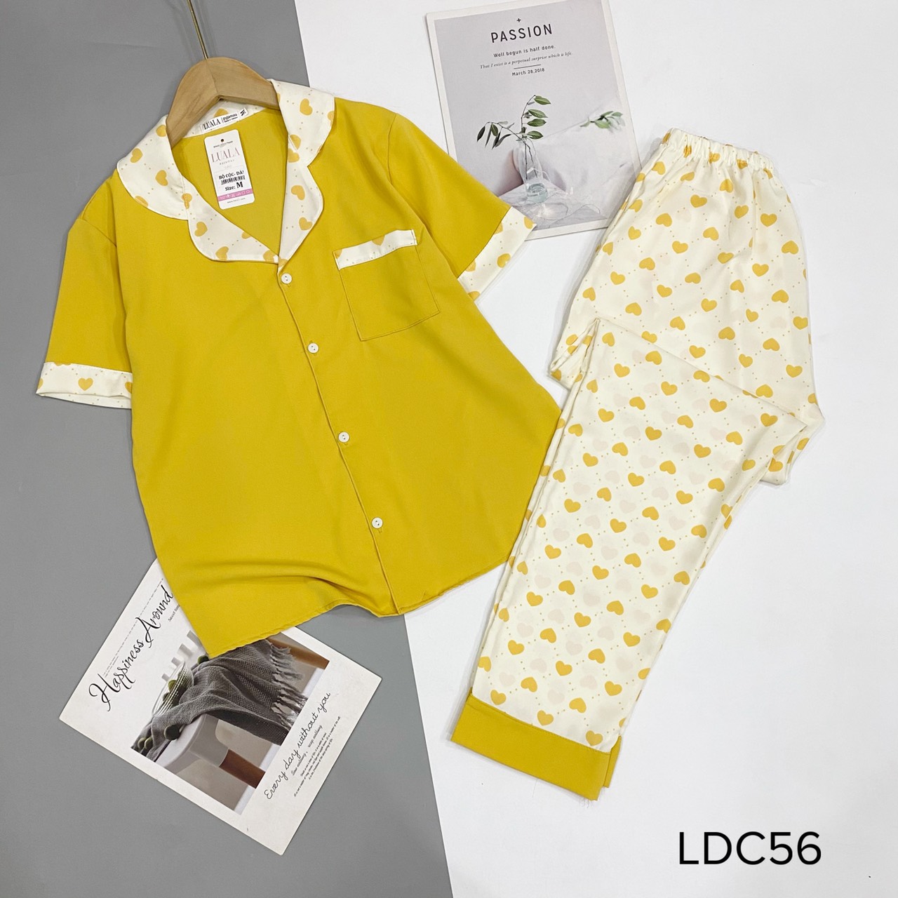 Đồ bộ Pijama lụa satin quần dài cao cấp nữ (có size)