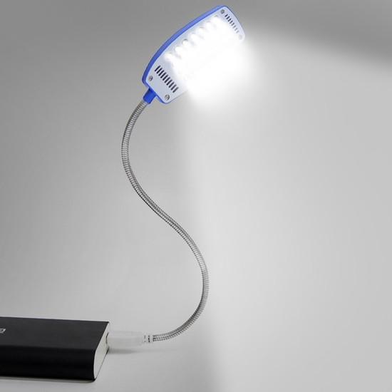 Đèn LED 28 bóng cổng USB (Trắng)