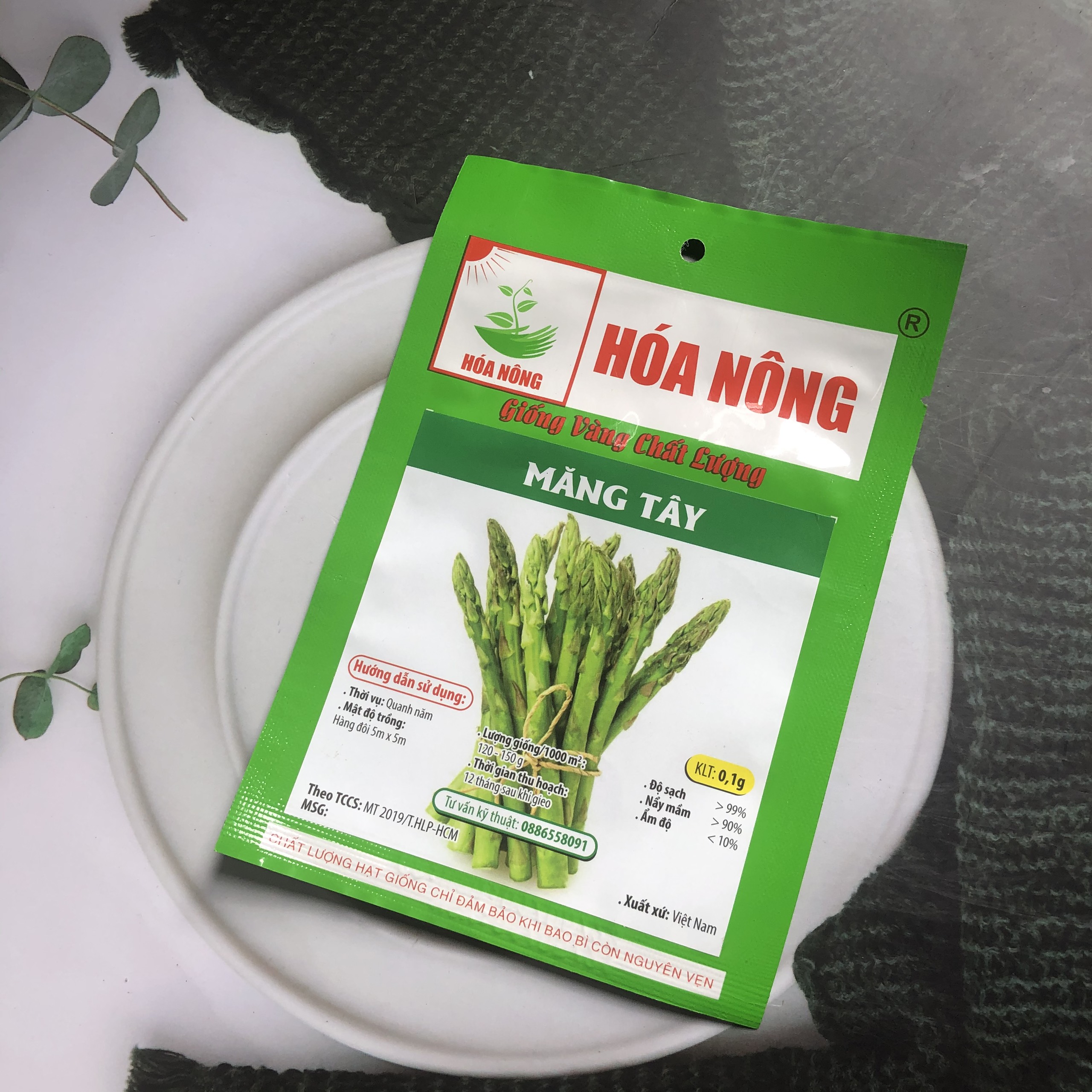 Hạt giống măng tây HN gói 0.1gr