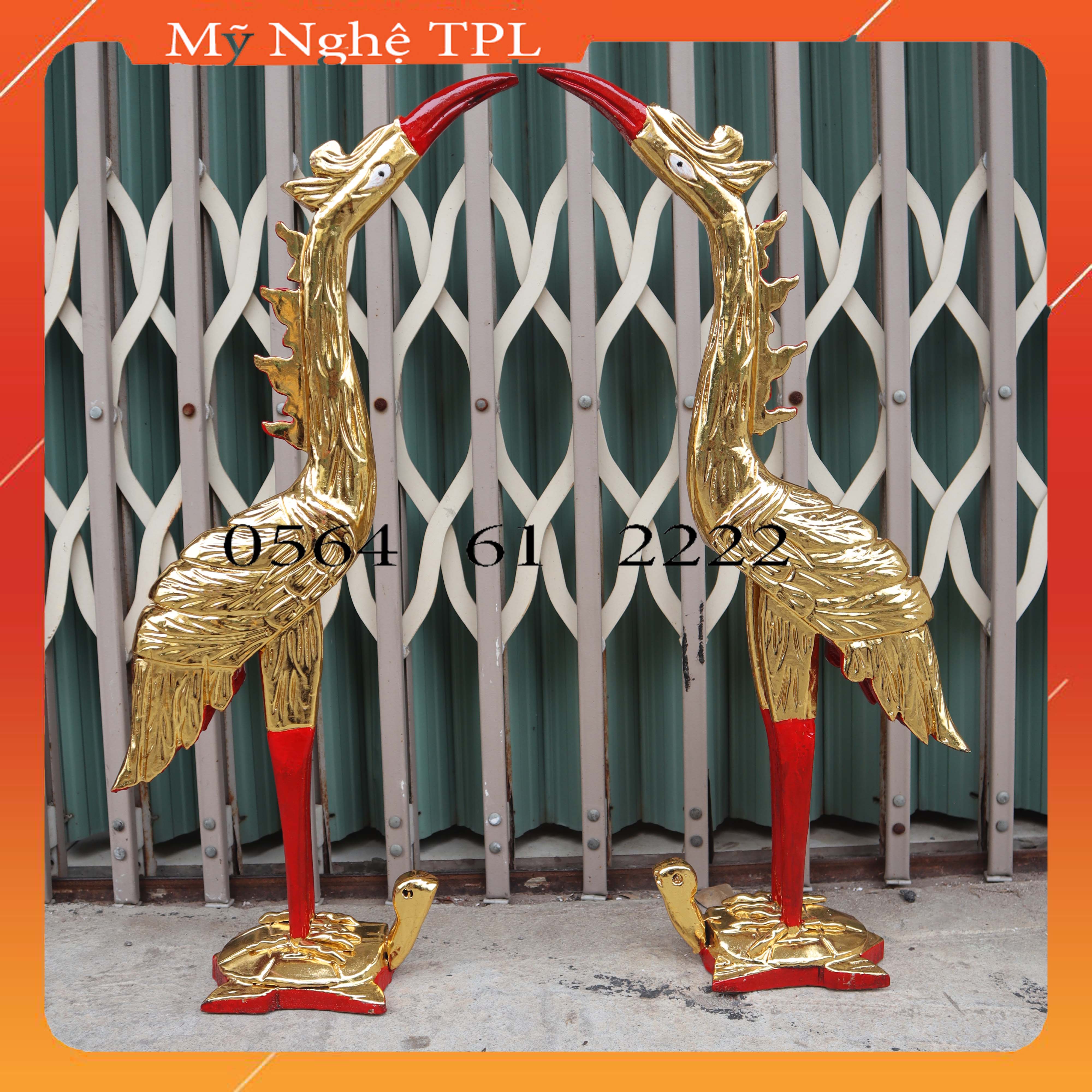 (Video)Hạc thờ gia tiên-Hạc thờ gỗ mít-Hạc bàn thờ