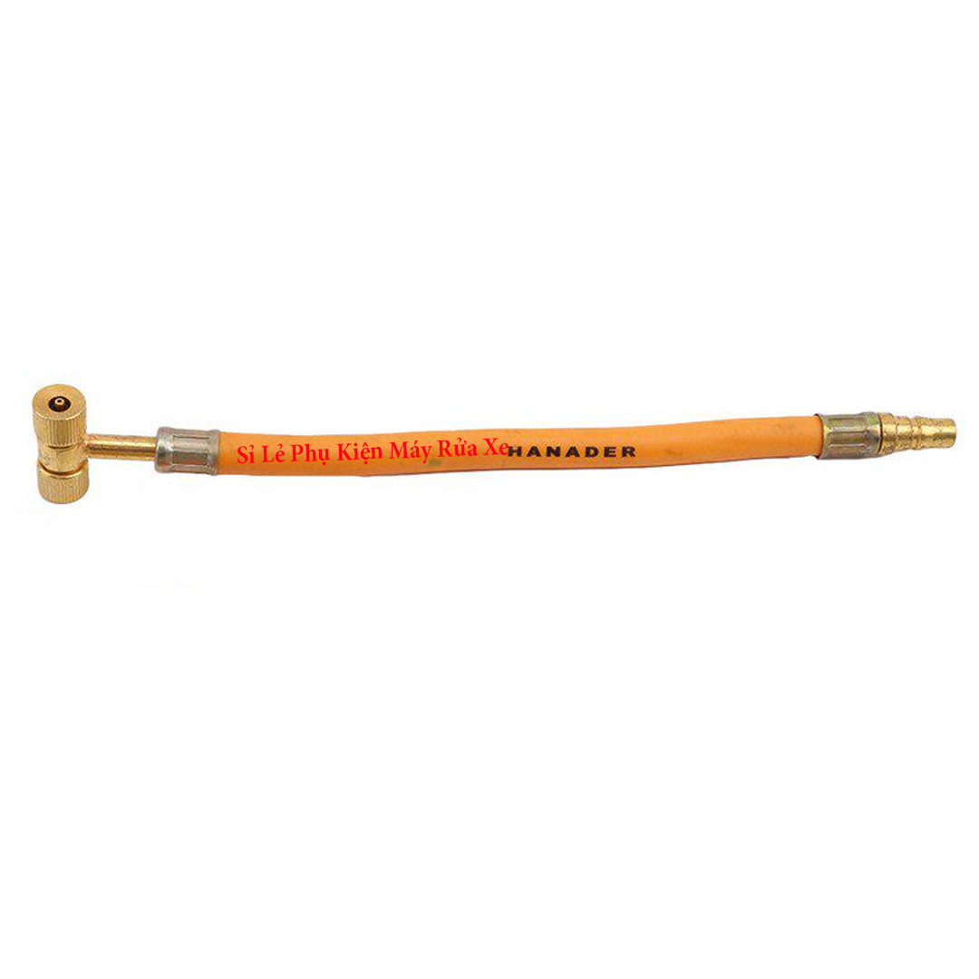 Dây bơm lốp xe ô tô, xe máy 2 đầu búa ( Dài 29cm )