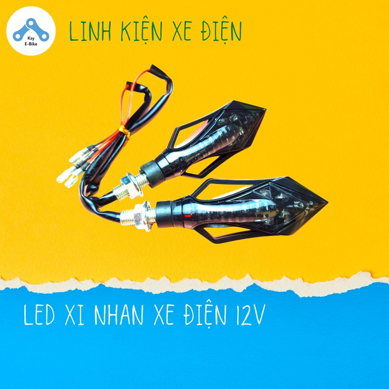 Xi nhan xe điện Xmen 12V LED