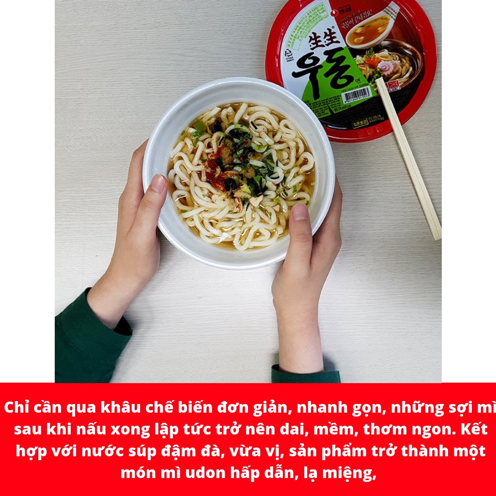 MÌ UDON NONGSHIM HÀN QUỐC BÁT 276G