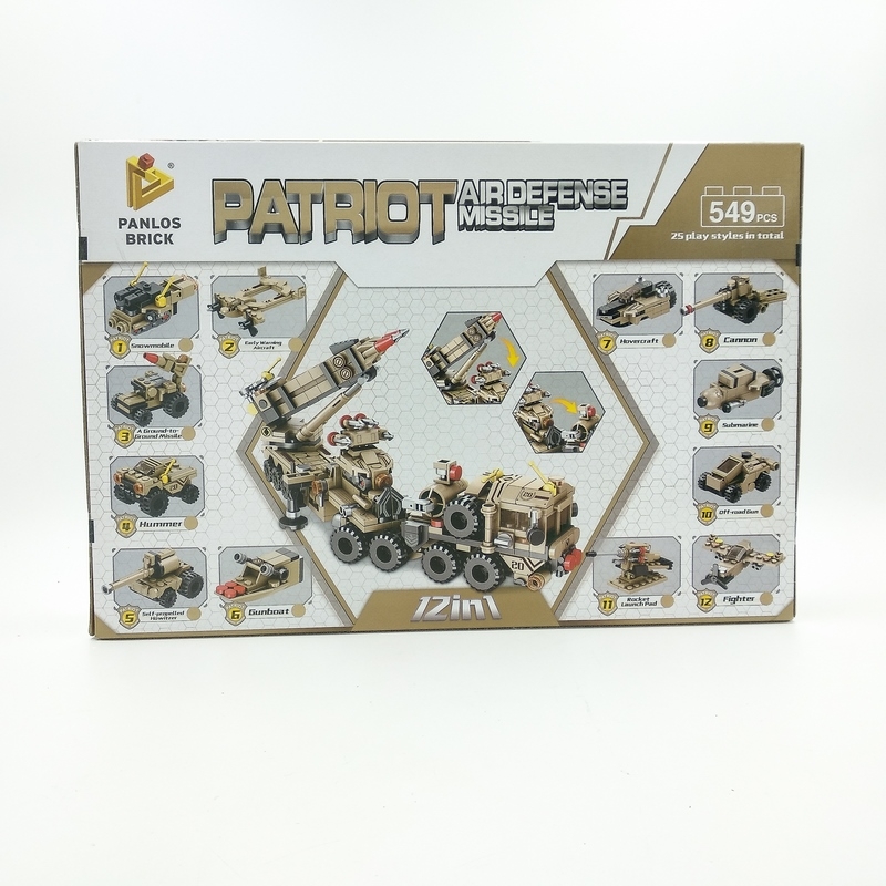 Bộ Lắp Ráp 12 Trong 1 Panlos Brick - 633011