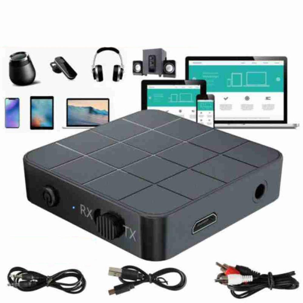 2In1 Bluetooth 5.0 Wireless Audio Transmitter Receiver and Aux Rca Connectivity Durable Practical Mp3 Stable Adapter Hifi M2I3