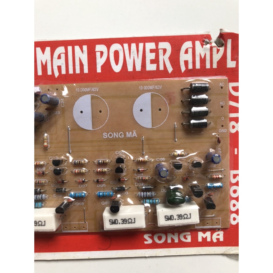 MẠCH AMPLY CÔNG SUẤT 4 SÒ 180W- 2 KÊNH