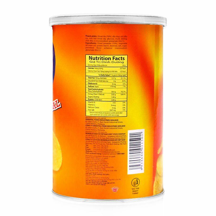 Bánh lát khoai tây Slide Lon 75G