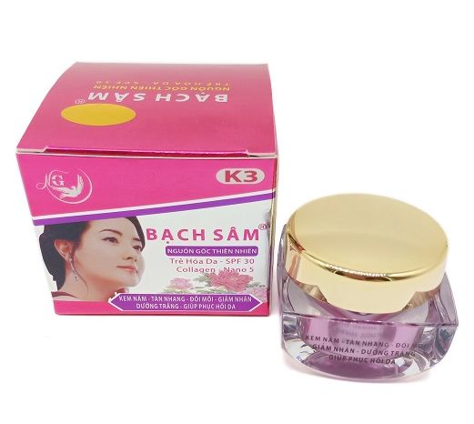 (K3) Kem Nám - Tàn Nhang - Đồi Mồi Bạch Sâm 12g