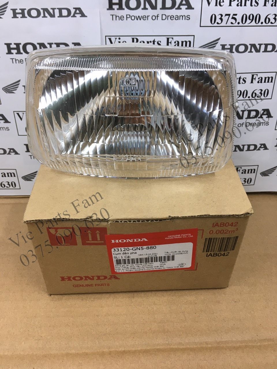 Pha đèn Dream thái, Dream II hàng din Honda