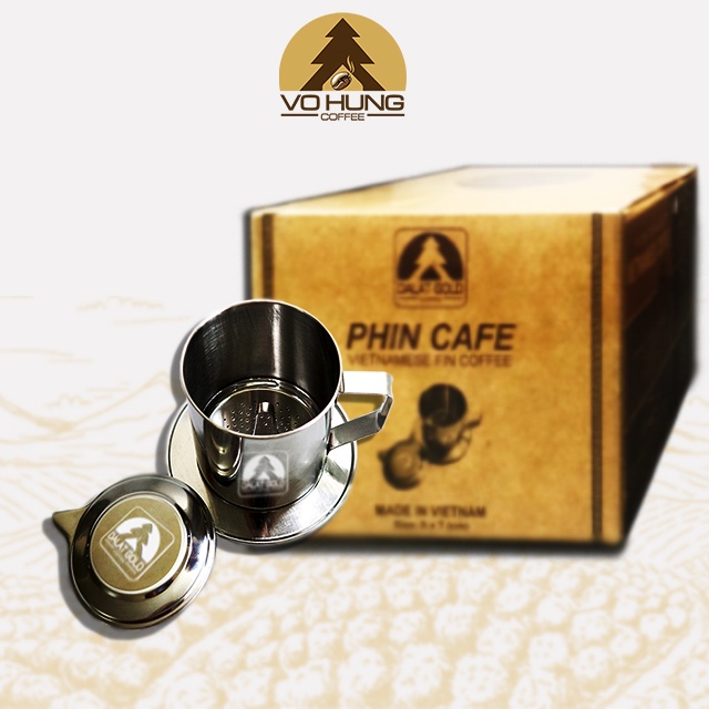 Phin pha cafe inox Võ Hùng Coffee cà phê pha phin