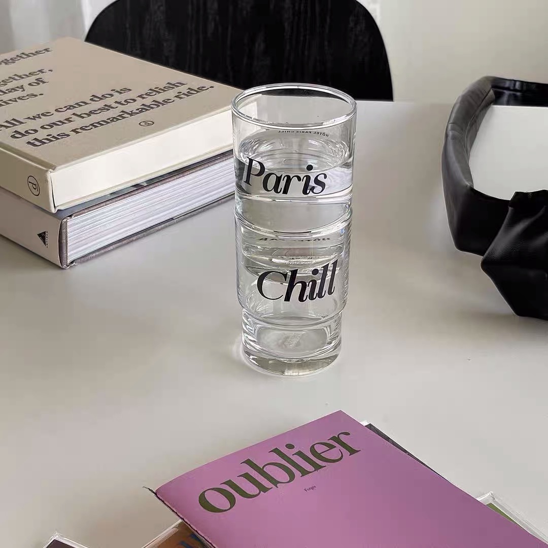 Ly thủy tinh cao cấp Chill Paris Smile chịu nhiệt