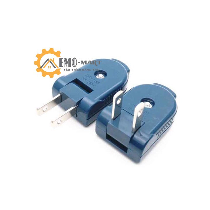 Phích cắm chân dẹt xoay 90°