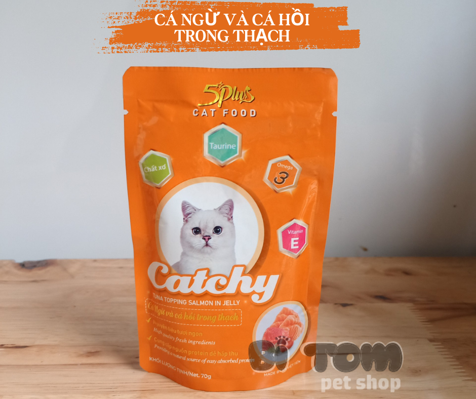 PATE CHO MÈO CATCHY GÓI 70GR - NHIỀU VỊ