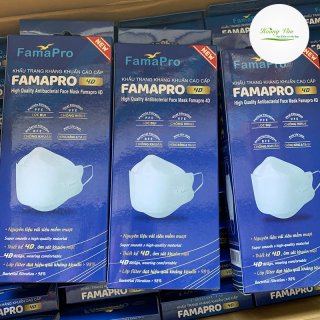 Khẩu trang Kháng Khuẩn Cao Cấp FamaPro 4D - Chính hãng Nam Anh - Hộp 10 cái thumbnail