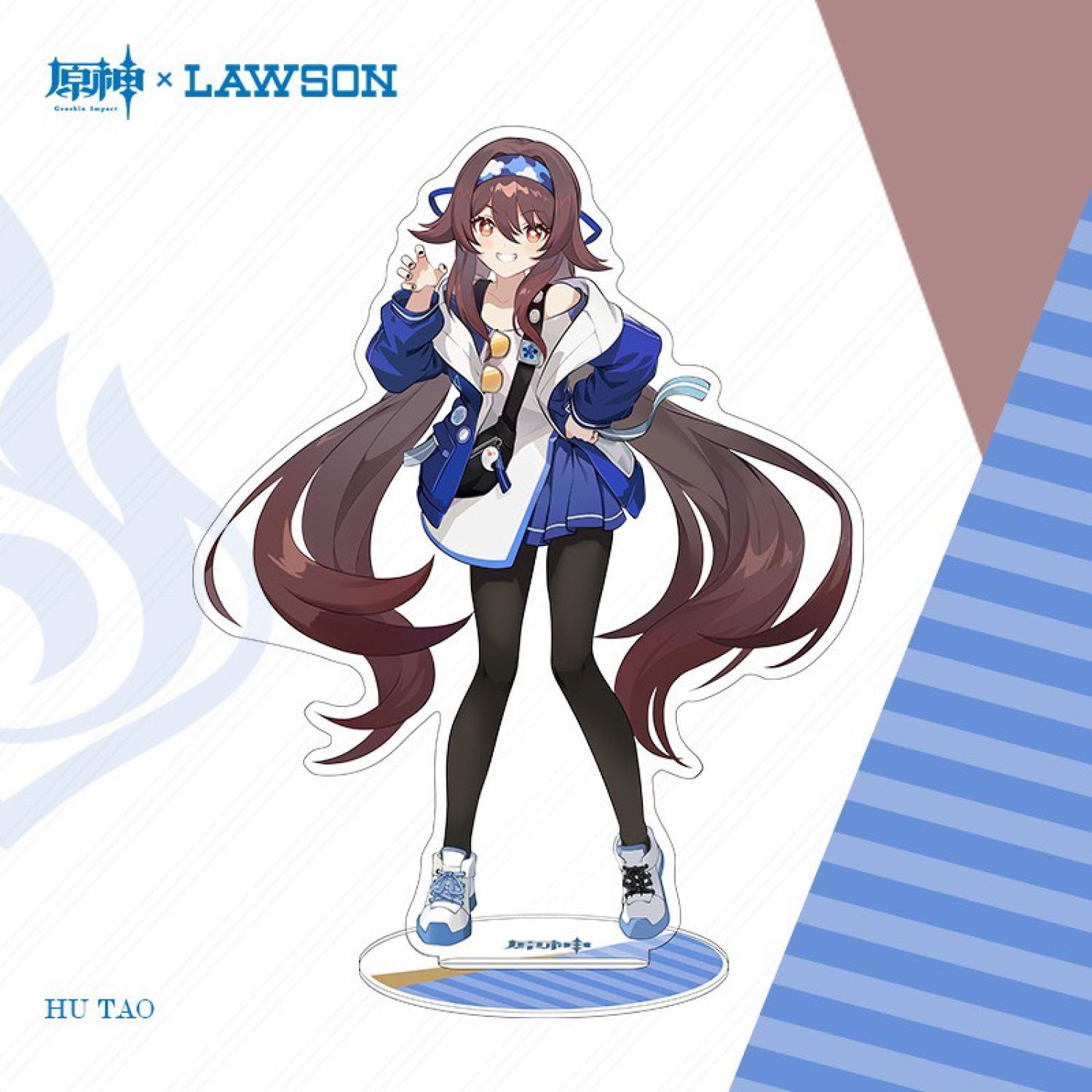Mô hình Standee GENSHIN IMPACT ver LAWSON Yoimiya Hutao acrylic standee anime mica chibi trang trí trưng bày