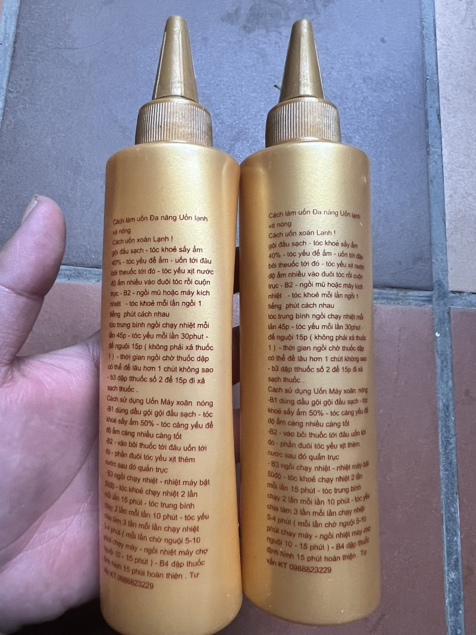 Thuốc Uốn Lạnh 5C Colagen Makayry 200ml x2