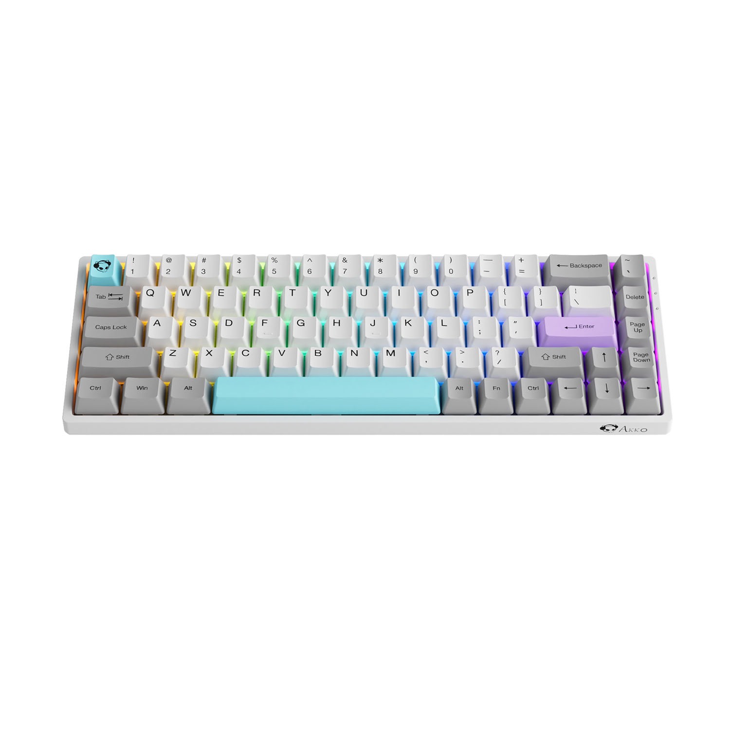 Bàn phím cơ AKKO 3068B Multi-modes Silent (Bluetooth 5.0 / Wireless 2.4Ghz / Hotswap / Foam tiêu âm / AKKO CS Jelly sw)