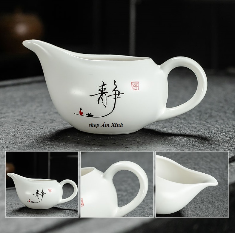 Bộ ấm chén pha trà kiểu cối xay