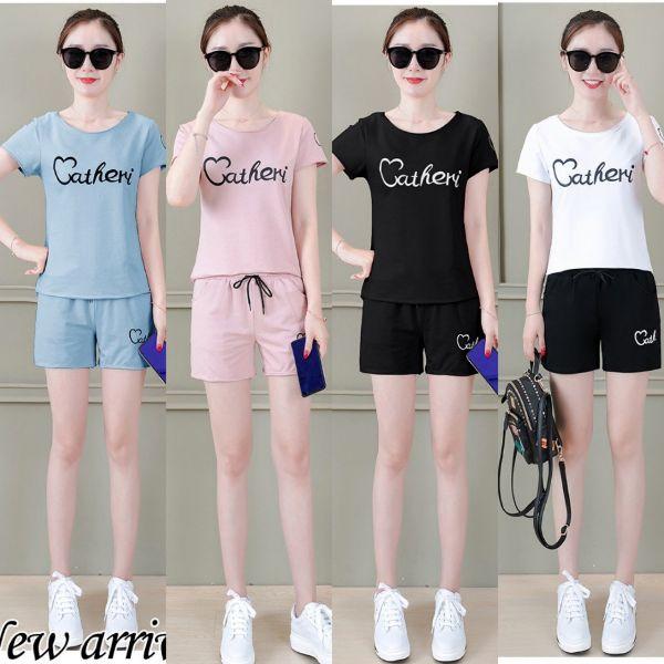 Bộ đồ sort nữ in chữ cao cấp