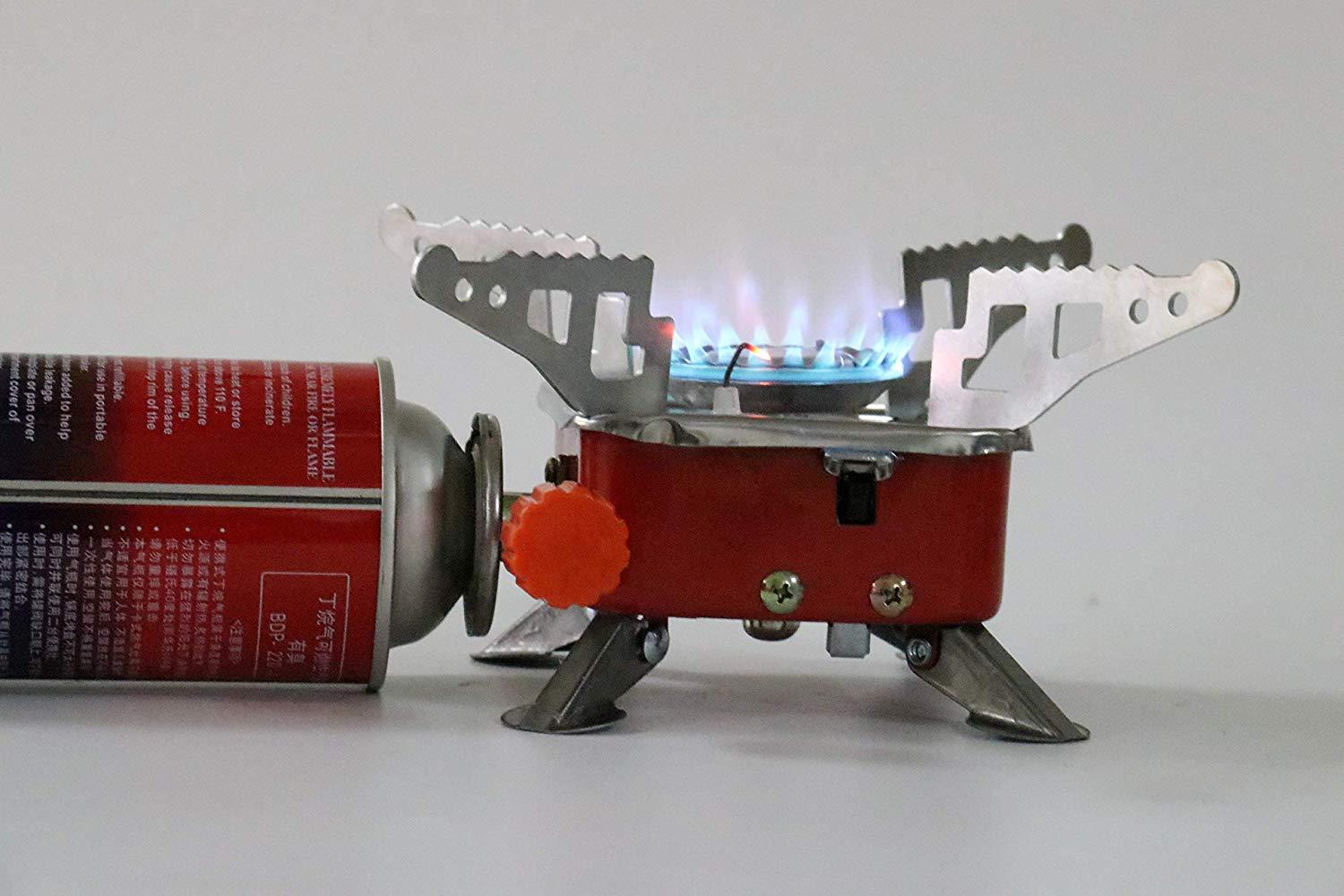 Bếp Gas Du Lịch Dã Ngoại Mini Xếp Gọn