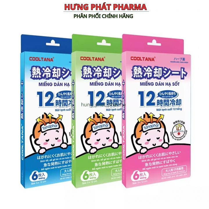 Miếng dán hạ sốt Tanaphar Cooltana