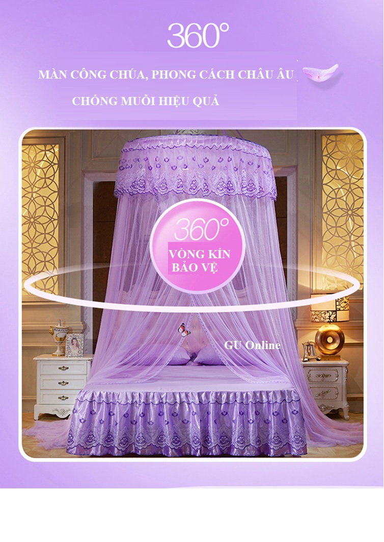 Màn Công chúa, màn chống muỗi (Màn+ Giá treo)