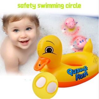 Duck Diving Kids Safety Cute Inflatable Swimming Ring thumbnail