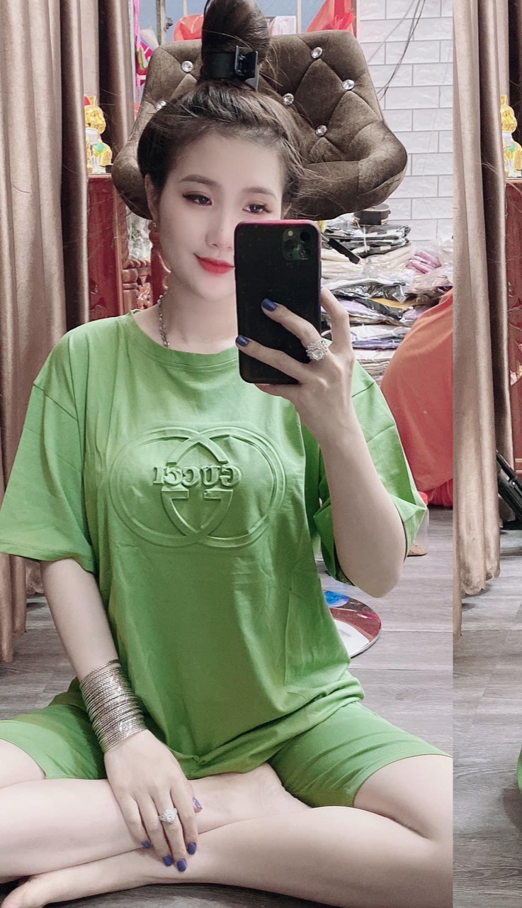 Sét bộ thun citi đơn giản xinh sắn