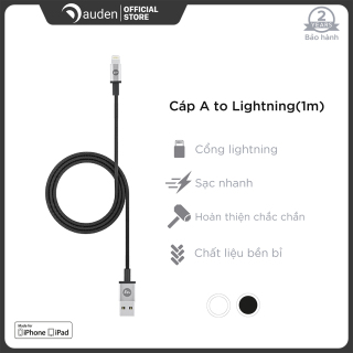 Cáp Lightning Mophie dài 1m cho iPhone, chuẩn MFI - Hàng Chính Hãng - Dâu Đen Store thumbnail