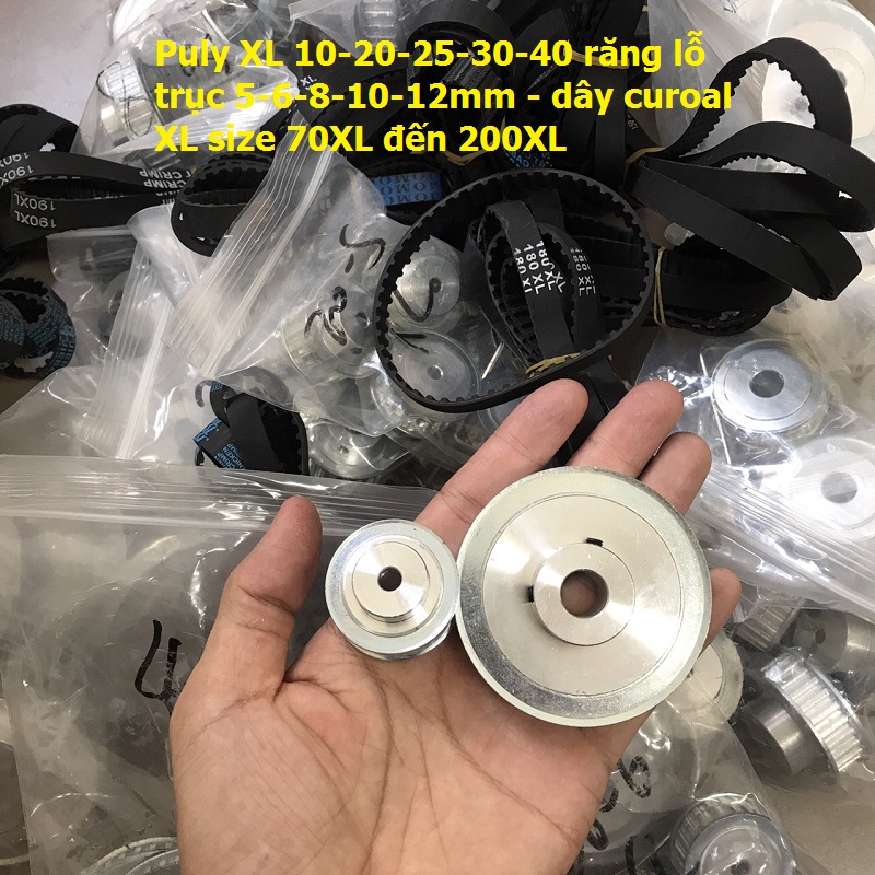 Puly XL từ 10 răng đến 40 răng-dây curoal XL