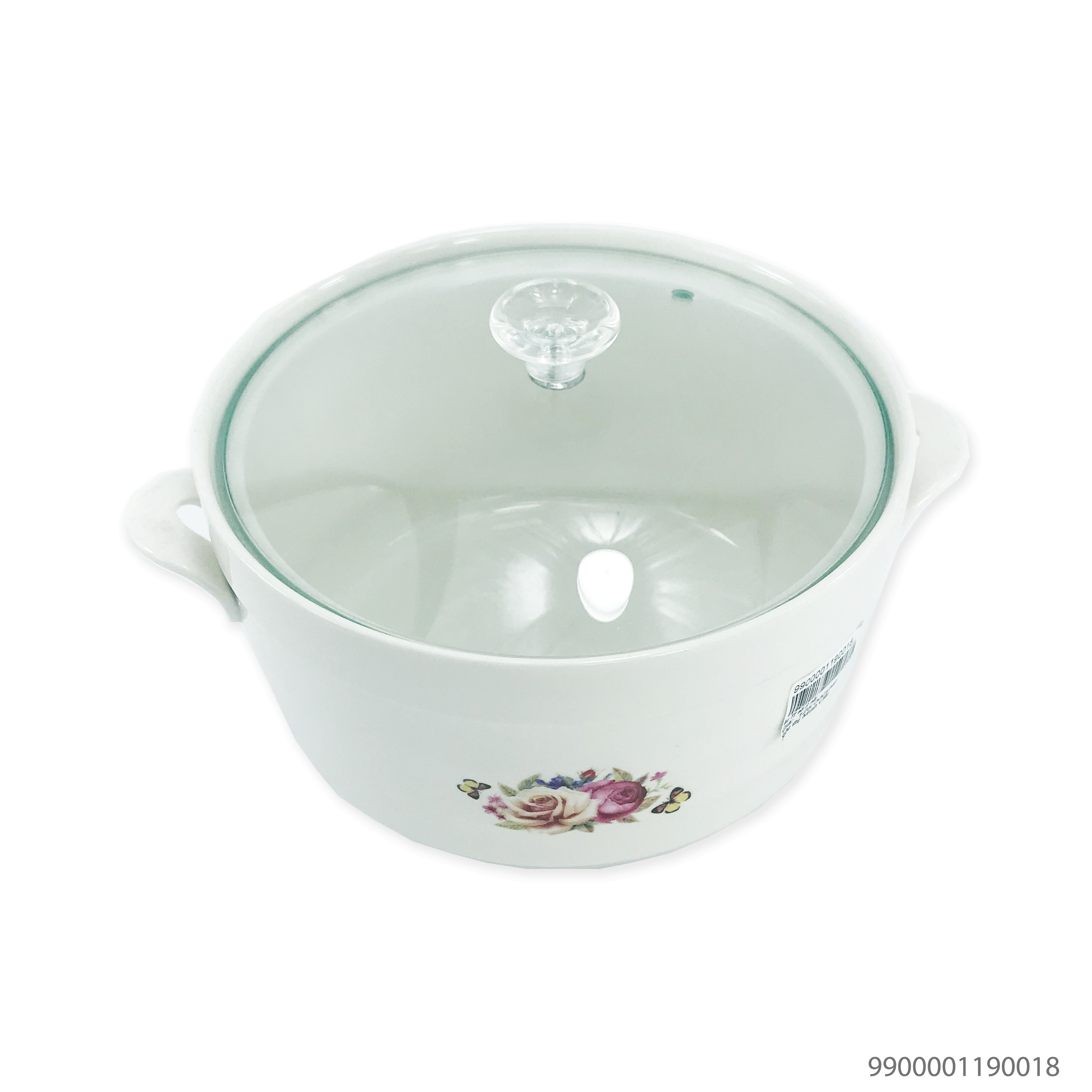 TÔ SỨ - THỐ SỨ NẮP KÍNH 18CM