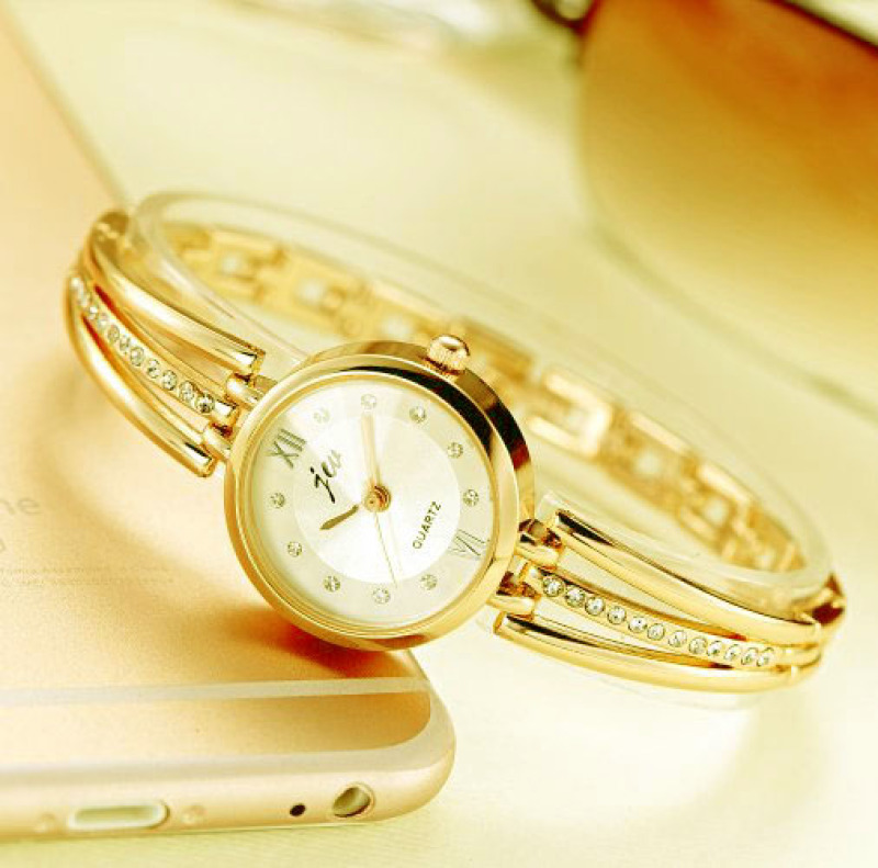 Đồng hồ nữ mẫu HOT JW dây lắc tay cách điệu đính đá cao cấp J25