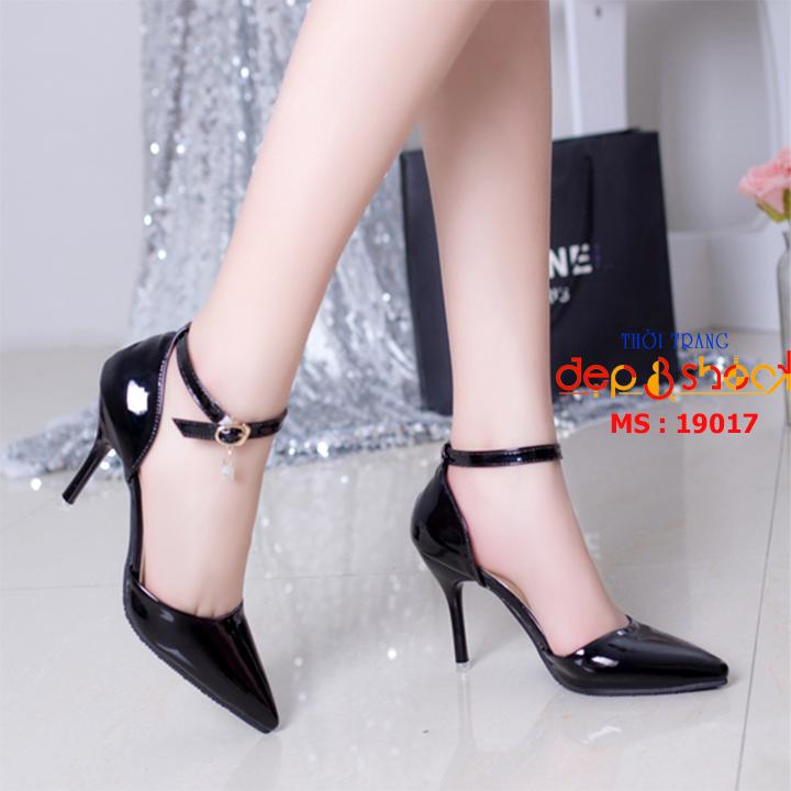 Sandal cao gót bít mũi 7p có size lớn 42 43