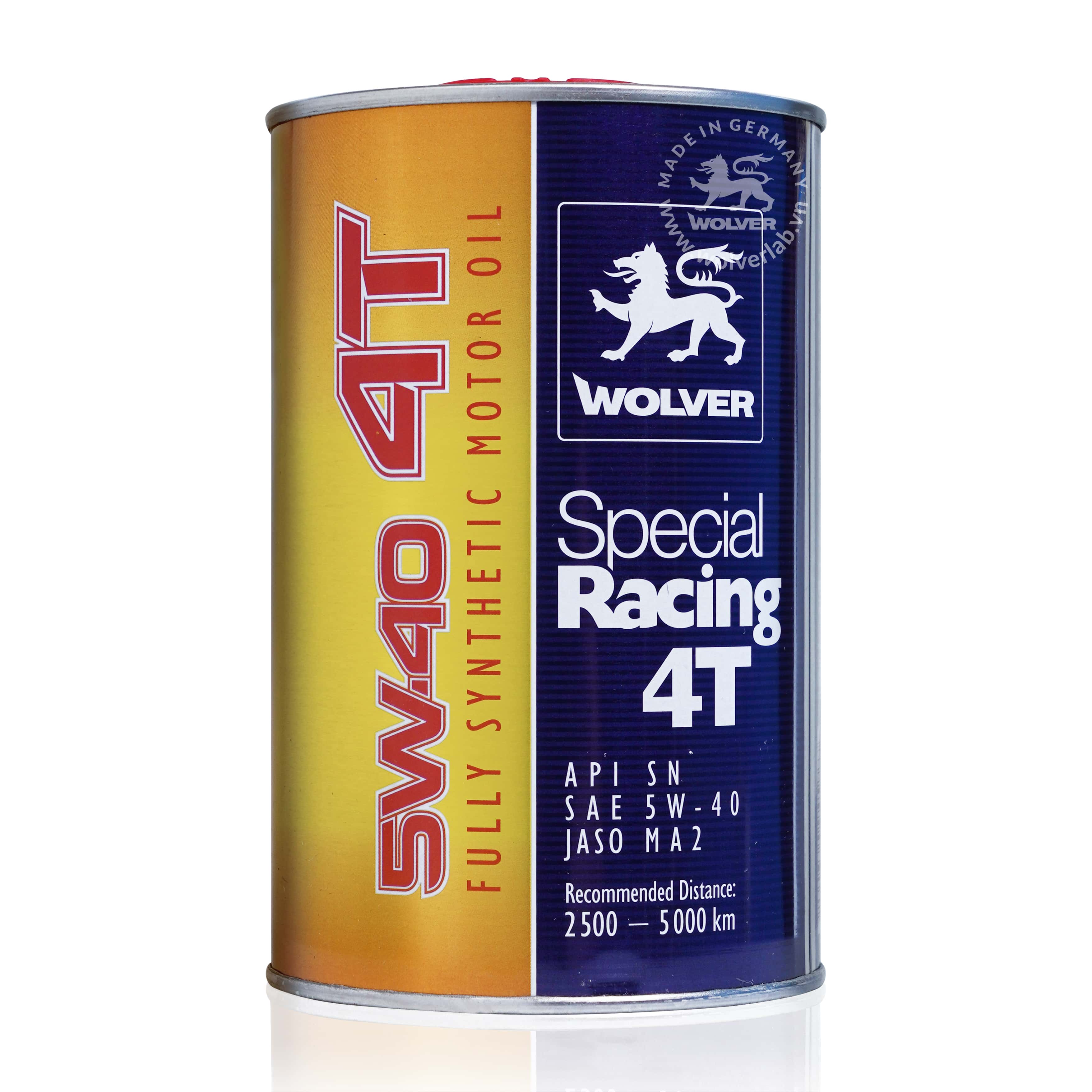 Nhớt tổng hợp Fully Wolver special Racing 5W40 4T SN 1.3 Lít cao cấp