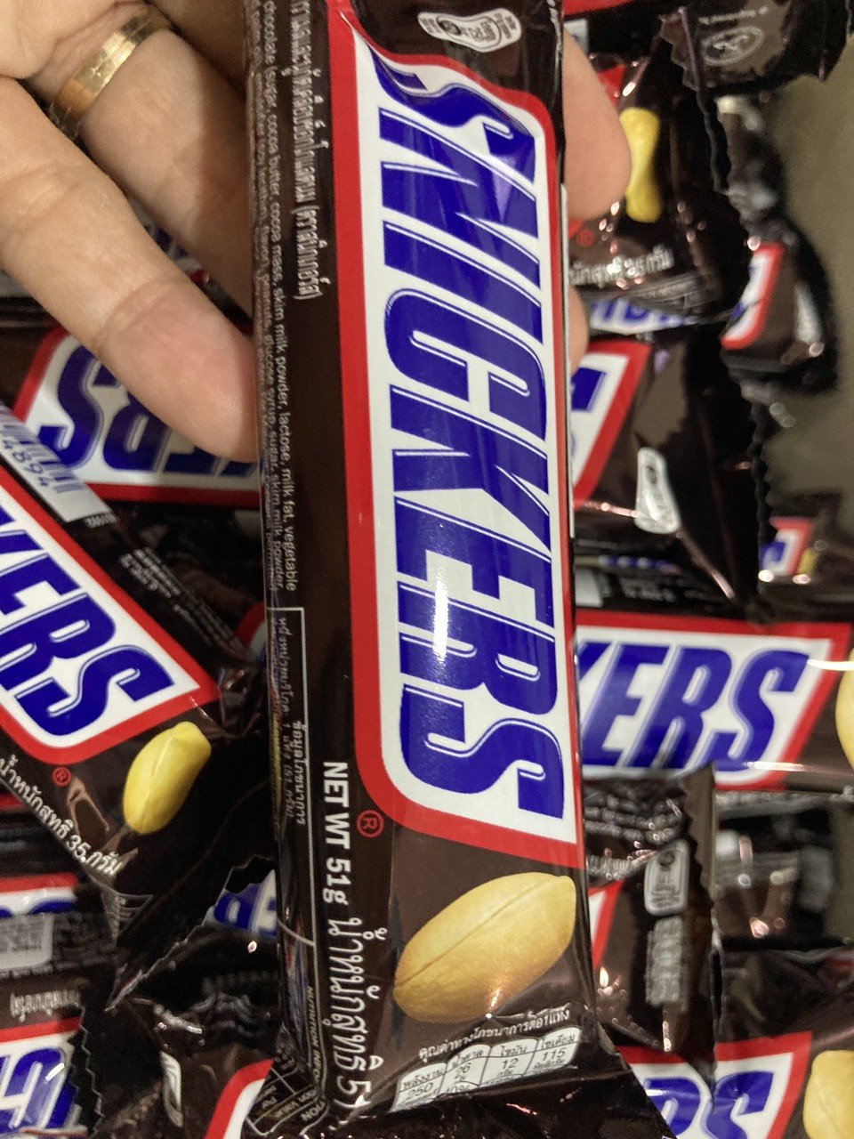 Socola Snickers nhân đậu phộng 35 gram