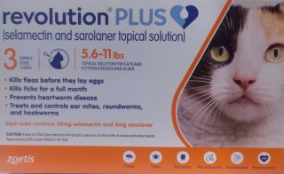 Nhỏ Gáy Ve Rận Bọ Chét cho Mèo Revolution Plus - Zoetis Mỹ thumbnail
