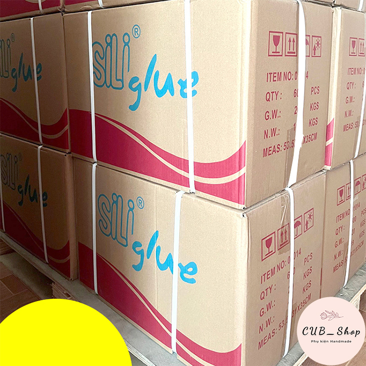 Keo dán vải, len sợi, đồ thủ công... - Keo Laiwangglue / Siliglue 30ml