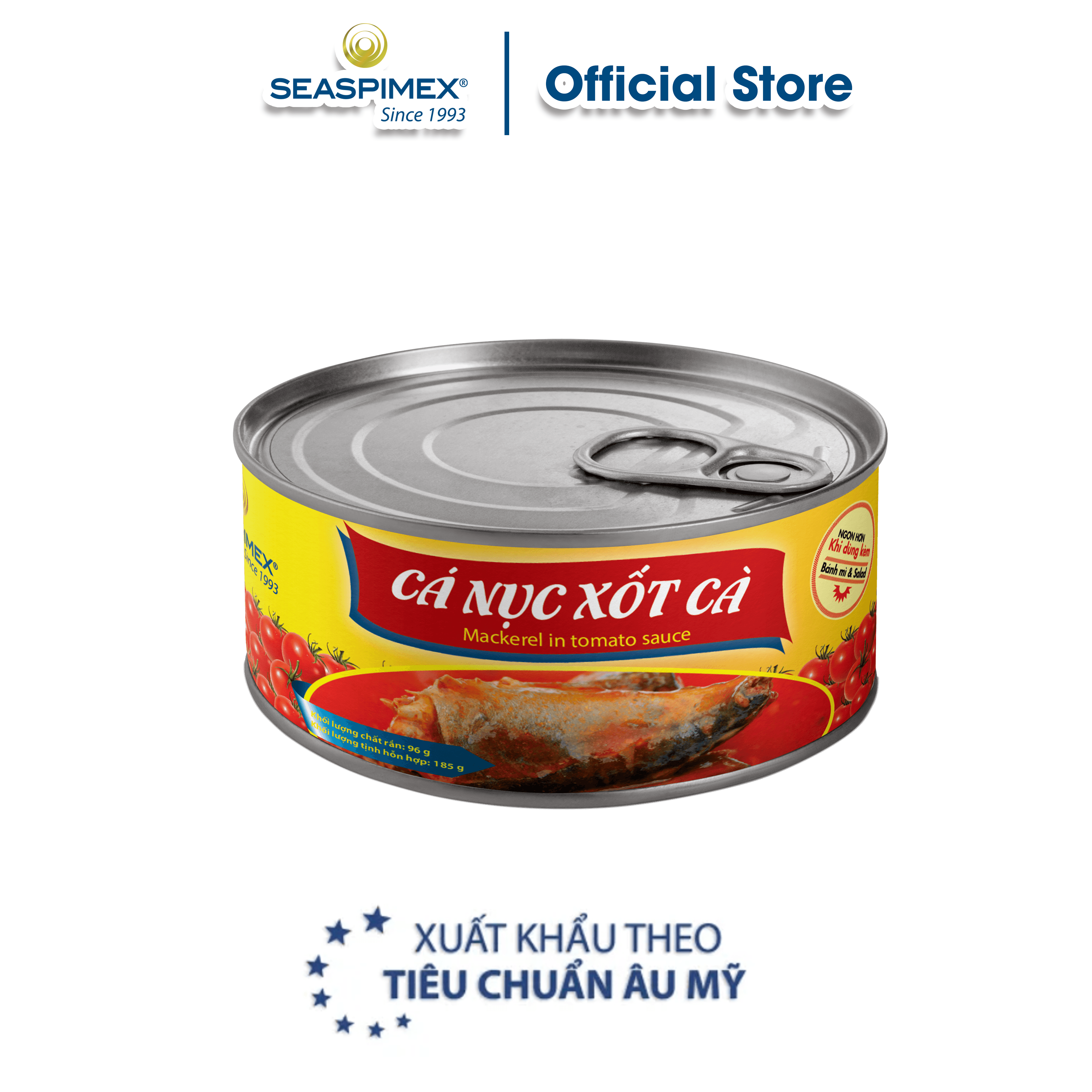 Cá Nục Xốt Cà SEASPIMEX 185gr