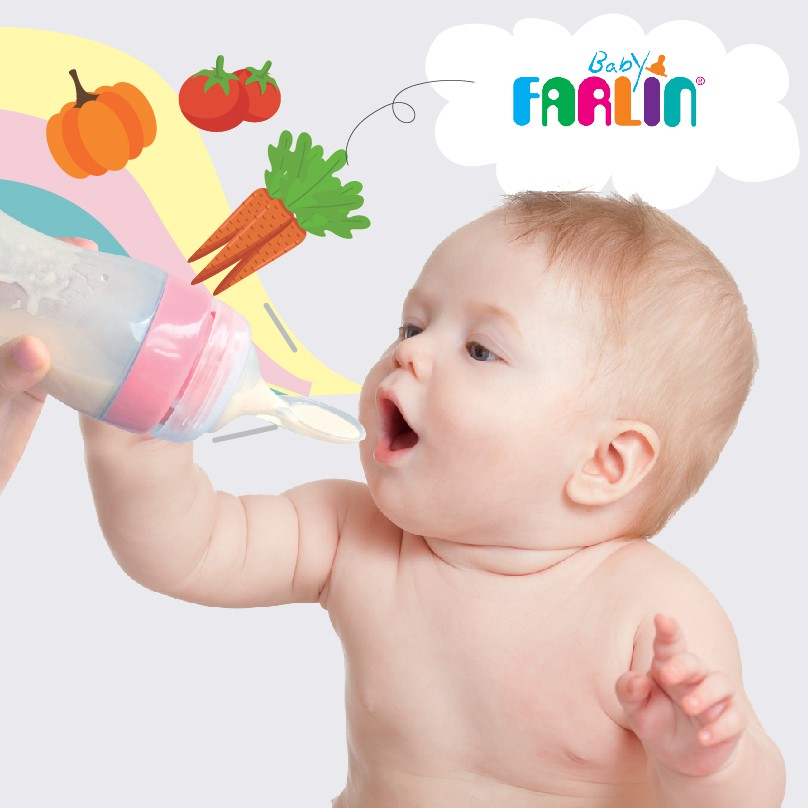 Bình Thìa Ăn Dặm VT Farlin 150ml