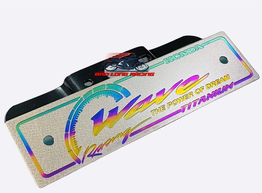 Bảng tên TiTanium Khò gắn Wave + 2 ốc Proti
