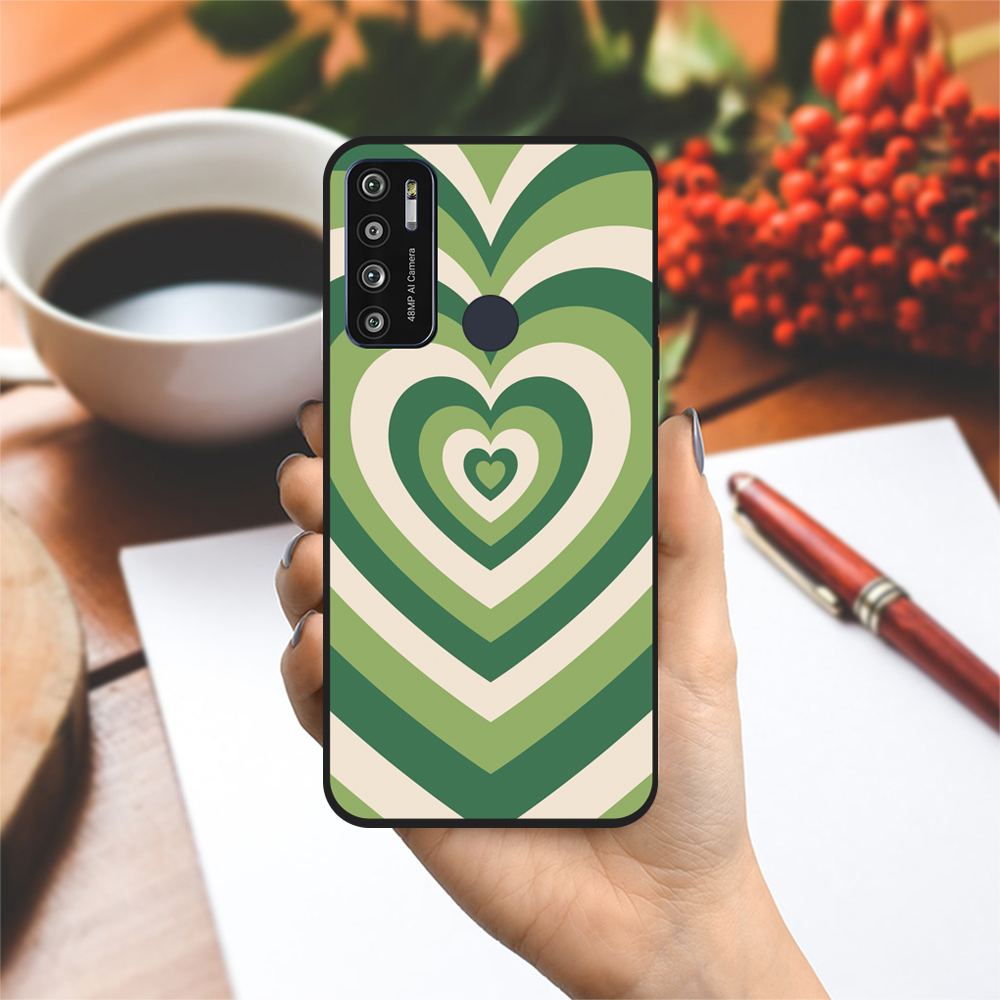 Ốp lưng Vsmart Joy 3/Joy 4/Active 3/Bee 3/Live/...dẻo đen hình Trái Tim