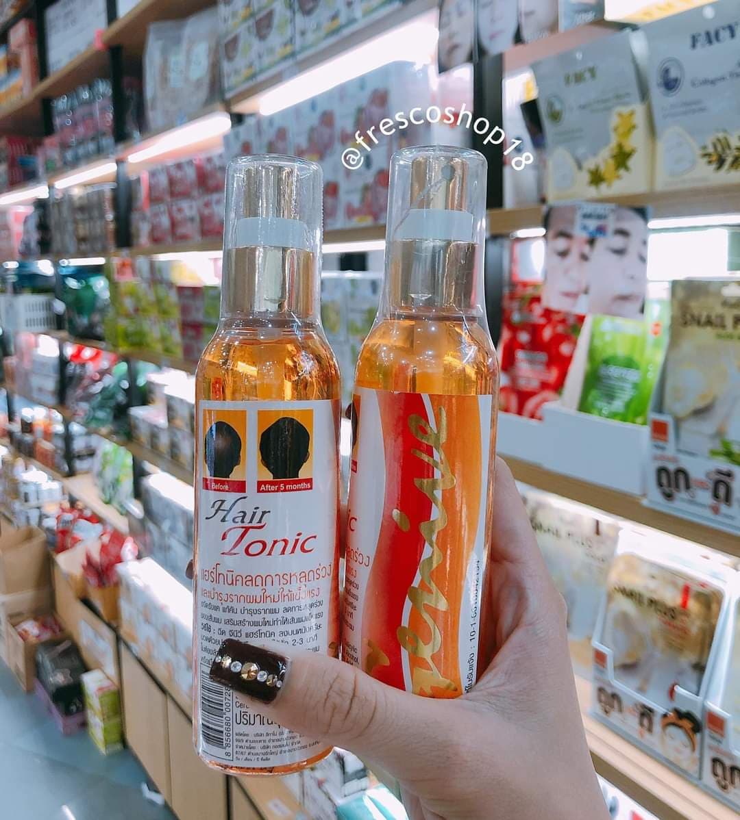 Serum Xịt Mọc Tóc, T.r.ị Hói Đầu GENIVE HAIR TONIC Thái Lan