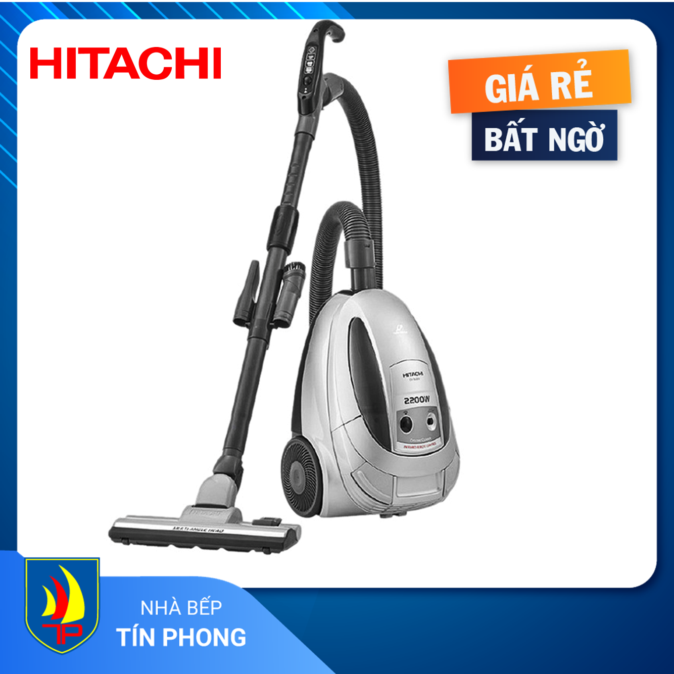 [HCM]MÁY HÚT BỤI HITACHI CV-SU22V(24CV-RC)